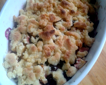 Apple Blueberry Crumble