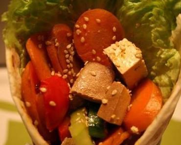 Favourite Fast-Food: Gemüse Wrap
