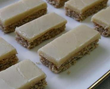 Butterscotch auf Mascarpone-Mürbchen