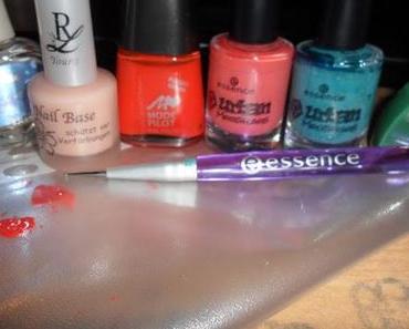 Vintage Rose Nail Art