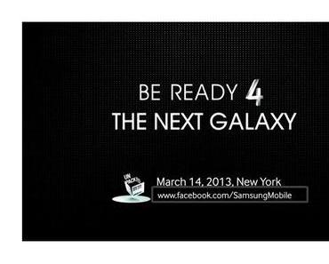 Es kommt – das Samsung Galaxy S4
