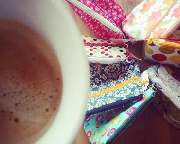 kaffeeklatsch und kosmetiktäschchen ...