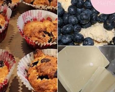 Rezept: Blueberry-Muffins & White Chocolate-Topping