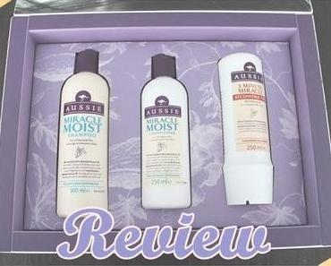 Aussie 'Miracle Moist' Shampoo, Conditioner & 3 Minute Reconstructor {Review}