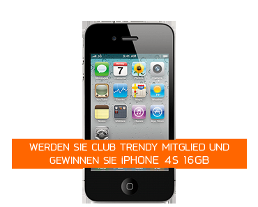 Club-Trendy Verlosung April: iPhone 4S 16GB – Schwarz