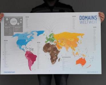 Domain-Weltkarte für Blogger kostenlos !