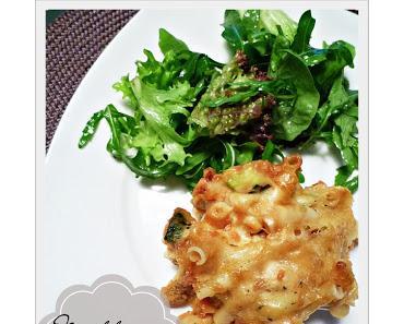 Makkaroniauflauf mit Mozarella