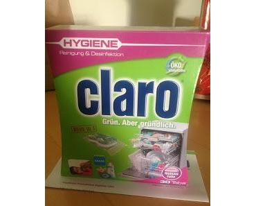 Neuheiten aus dem Hause claro - Grün. Aber gründlich