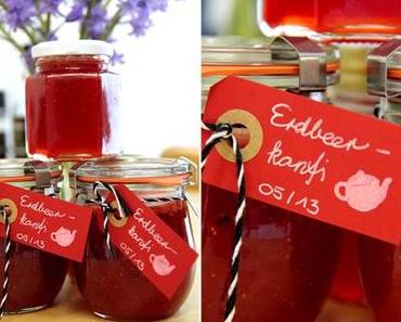 Frische Erdbeermarmelade