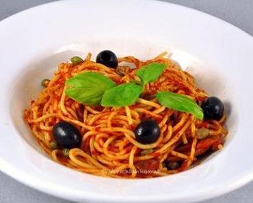 [Veggie] Spaghetti alla Puttanesca