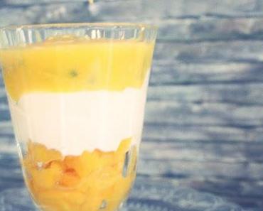 Leckere Picknickzeit- "Sonne im Herzen" Dessert