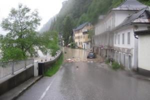 Regen und Überschwemmungen in Österreich