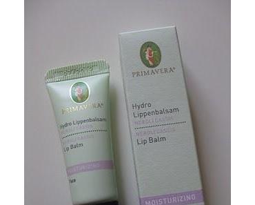 Primavera Hydro Lippenbalsam mit Neroli & Cassisöl