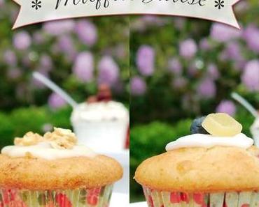 3 Muffins und 1 Törtchen