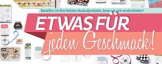 Stampin Up! Auslaufliste 2013 - Die Liste der letzten Gelegenheiten