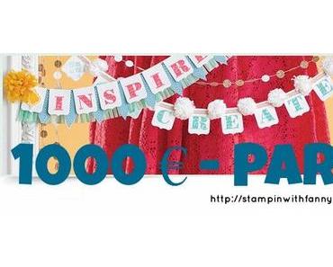 1000 €-Party zum Start des neuen Hauptkatalogs