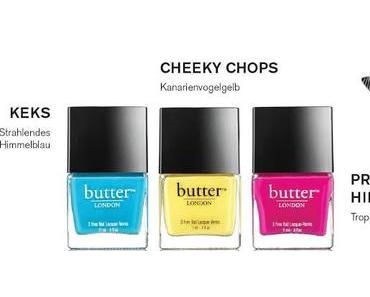 Mein erstmal Mal Butter London: POP! Art Kollektion 2013