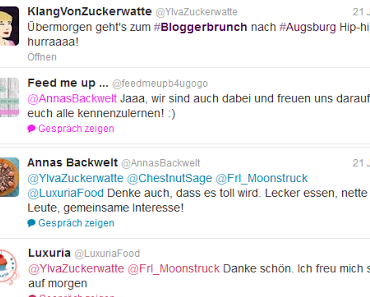 1. Augsburger Bloggerbrunch - so war's!