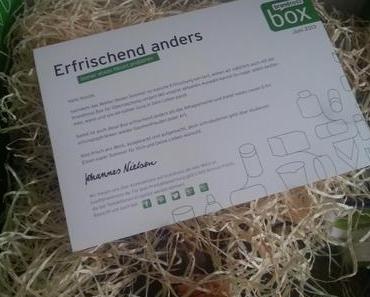 BRANDNOOZ BOX Juni 2013 – Erfrischend anders