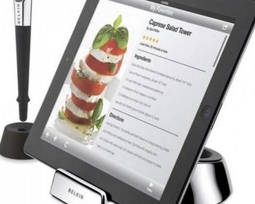 Belkin Küchenstandfuß für Tablet mit Stylus Pen