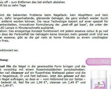 Essence ''Gel nails at home'' (: