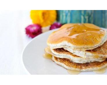 Pancakes glutenfrei, ohne Ei & ohne Fett