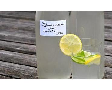 Zitronenmelissen-Sirup mit Traubenzucker fructosefrei