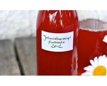 Johannisbeer-Sirup mit Traubenzucker fructosefrei