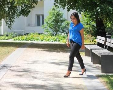 OUTFIT | Golden Black & Blue