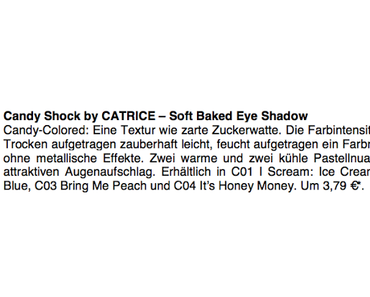 Catrice - Candy Shock