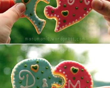 Von unglaublich tollen Couple Cookies und Schoko-Batzen