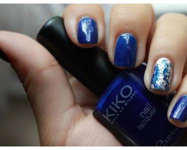 [NOTD] Kiko 335 Ink Blue & Essie Penny Talk