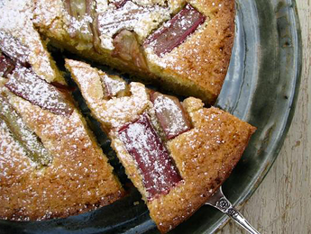 Rhabarberkuchen glutenfrei & fructosearm