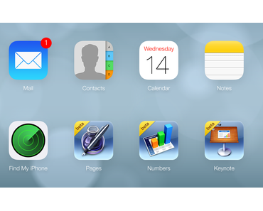 iCloud.com im Design von iOS7