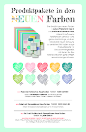 Neue Produktpakete in den neuen Farben ab sofort erhältlich