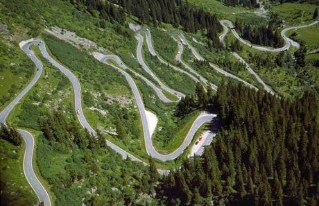 Silvretta Hochalpenstrasse eine der beliebtesten Biker Strecken