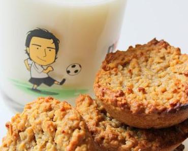 Erdnußbutter-Haferriegeln