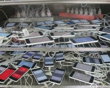 Foto von dutzenden iPhone 5c, die gerade bei Pegatron getestet werden, aufgetaucht