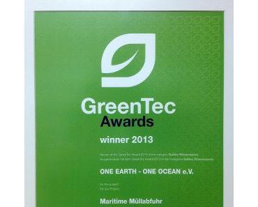 One Earth – One Ocean e.V. gewinnt den GreenTec Award 2013