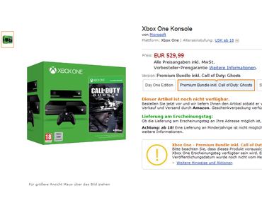Call of Duty Ghosts: Wieder als Xbox One-Bundle erhältlich