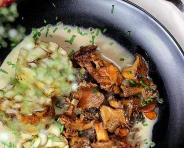 Wunderbarer Herbstgenuss: Breznknödel mit Pilzrahm