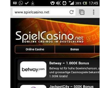 Glücksspiele spielen im Internet