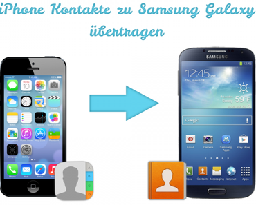 Kontakte von iPhone auf Samsung Galaxy mit CopyTrans Contacts übertragen