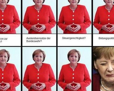 Neulich auf TWITTER: Merkel braucht keinen Stinkefinger
