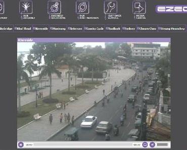 Mit Verkehrsüberwachungskameras live in Phnom Penh dabei