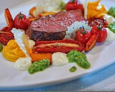 Take 5: Rinderhüfte,Hokkaido,Tomaten,Walnüsse und Parmesan