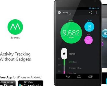Fitness App #Moves jetzt auch für Android verfügbar