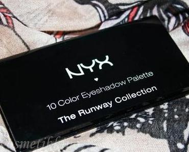 NYX 10 Color Eyeshadow Palette Catwalk, Fotos, Swatches