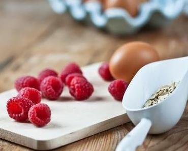 Muffins zum Frühstück  ♥  Heute mit Himbeeren und Haferflocken