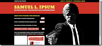 Lorem Ipsum: charmante Alternative im Tarantino-Style